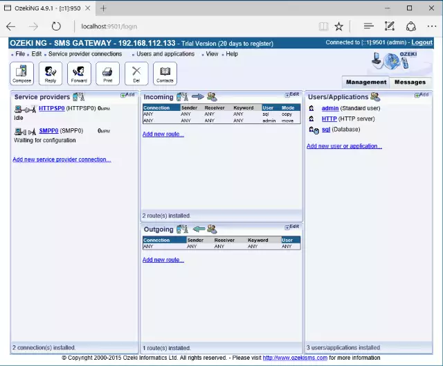 management console