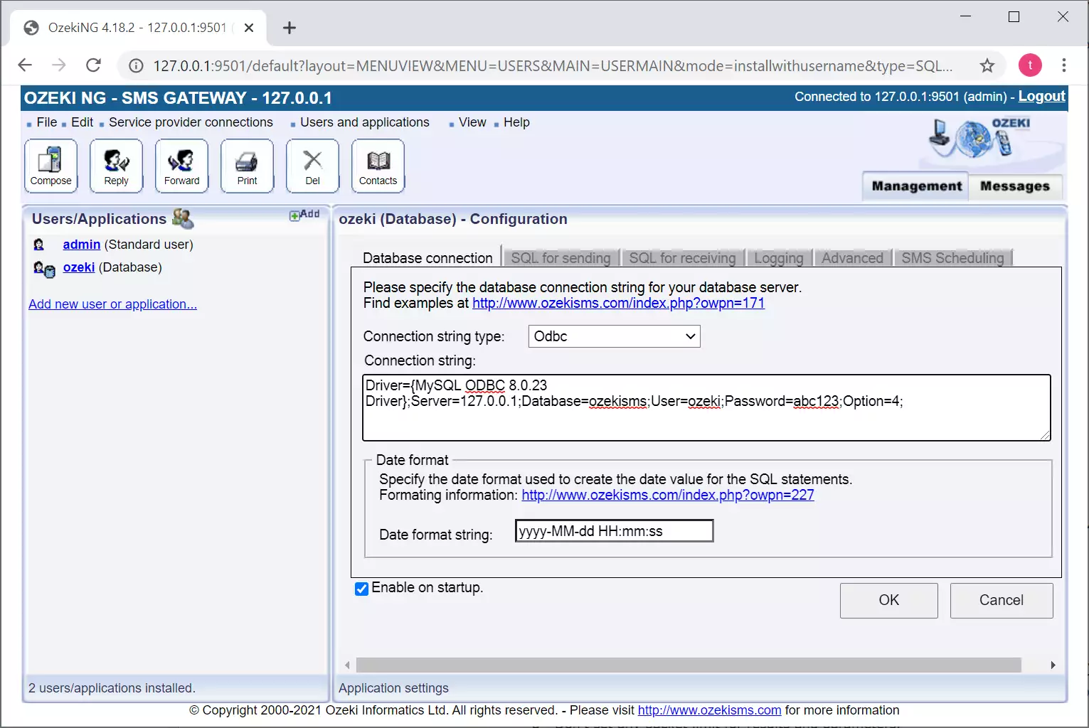 myodbc connection string type