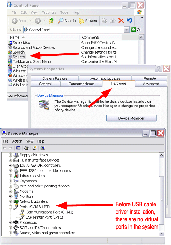 determine available ports before installation