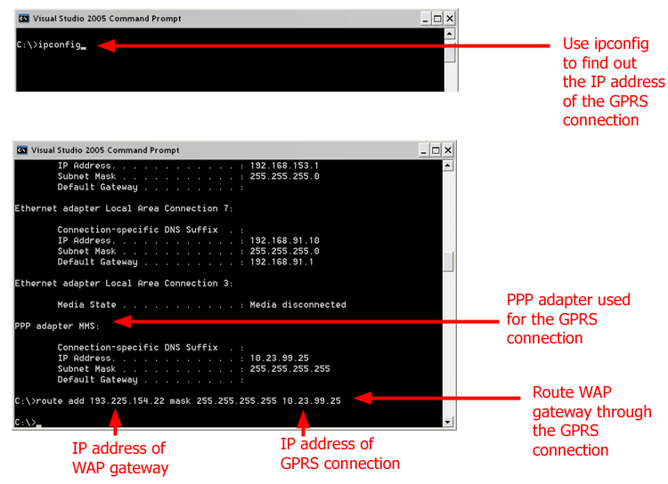 windows routing configuration