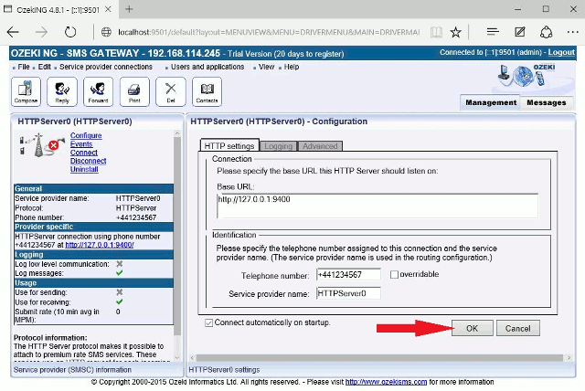 http server settings