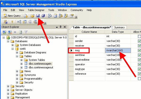 increase size and save settings