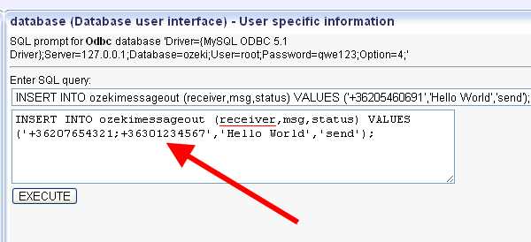 separate recipients with semicolon