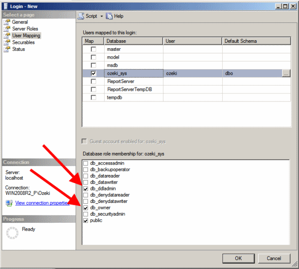 database role membership