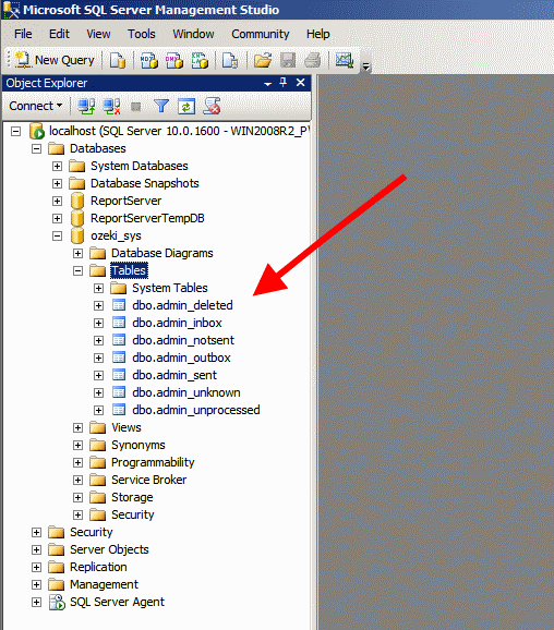 database tables have been created successfully