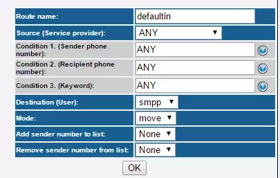 inbound routing rule