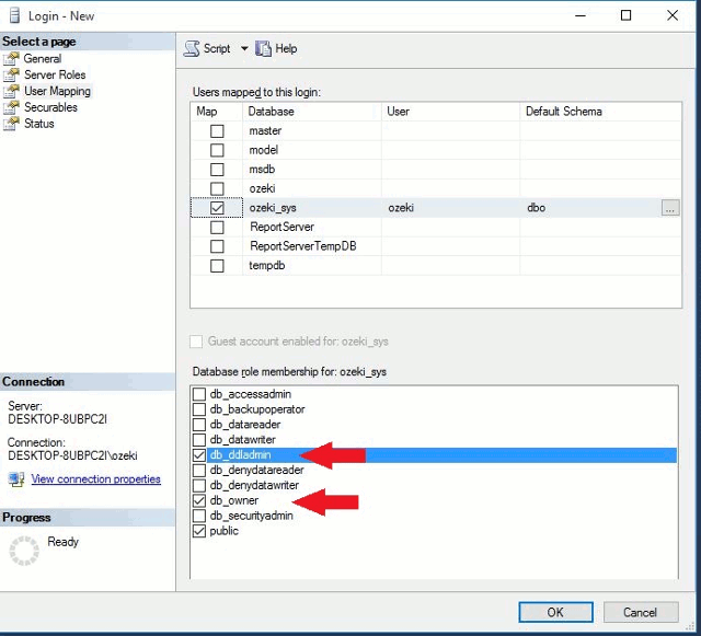 database role membership